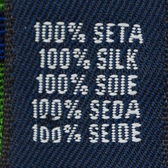 Saddlebred Adjustable Pre-tied 100% Silk Blue Green Paisley Bowtie - Picture 4 of 6